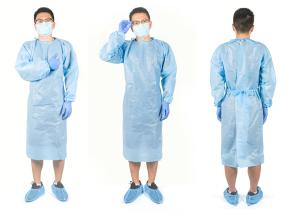 China Protective Suit Medical Disposable Gowns , Disposable Isolation Clothing wholesale