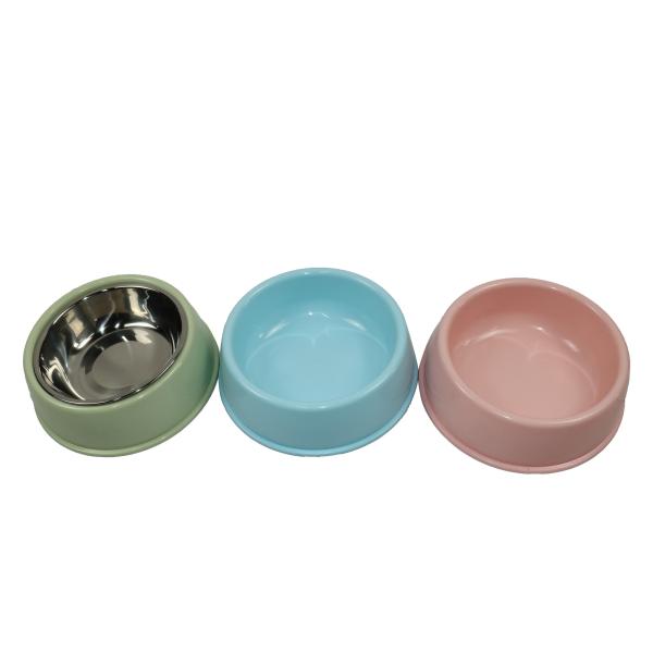 Small Stainless Steel Pet Bowls With Lids Thickened Medium Single Dog Cat Food