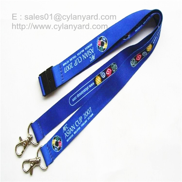 Double Ends Open Lanyard with swivel hook