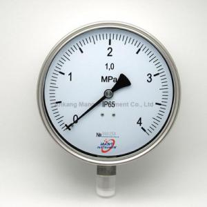 China PG-033 SS pressure manometer with blow out disk wholesale