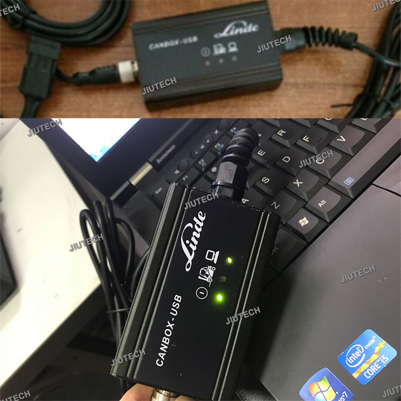 Forklift diagnosis scanner for linde canbox doctor with FZ G1 tablet linde pathfinder diagnostic software Linde forklift