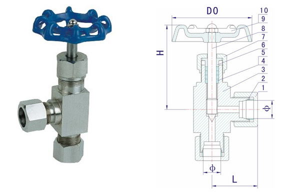 ANGLE NEEDLE VALVE