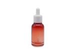 Clear Red Glass Essential Oil Bottle 30ml 50ml 100ml Frosted Clear Cosmetic