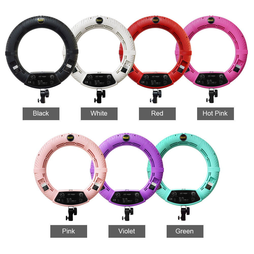 Fs-480 48w 18inch LED Ring Photographic Light for Makeup Beauty led Phone Holder Selfie Camera Led Ring Light