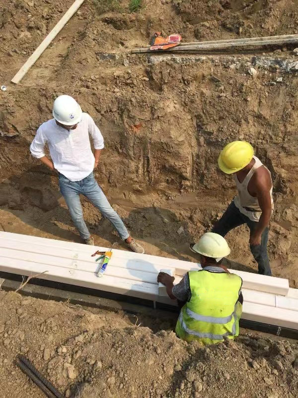 Custom Pvc Square Rectangular Plastic Grid Pipe Tube Manufacture with Glue Connection