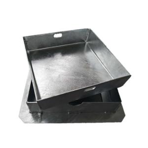 China Hot Dip Galvanized Recessed Steel Manhole Cover CE Certification wholesale