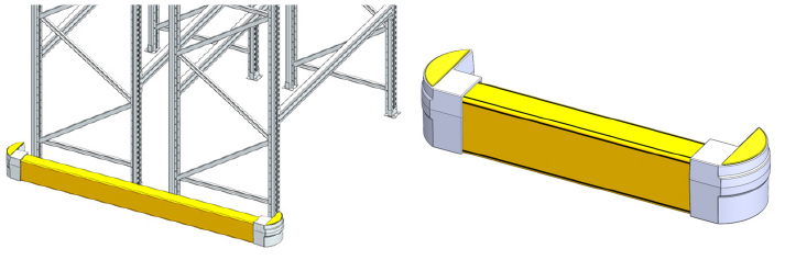 Curved Ground Safety Barrier