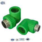 Green Brass Male Thread Elbow Pipe Fitting