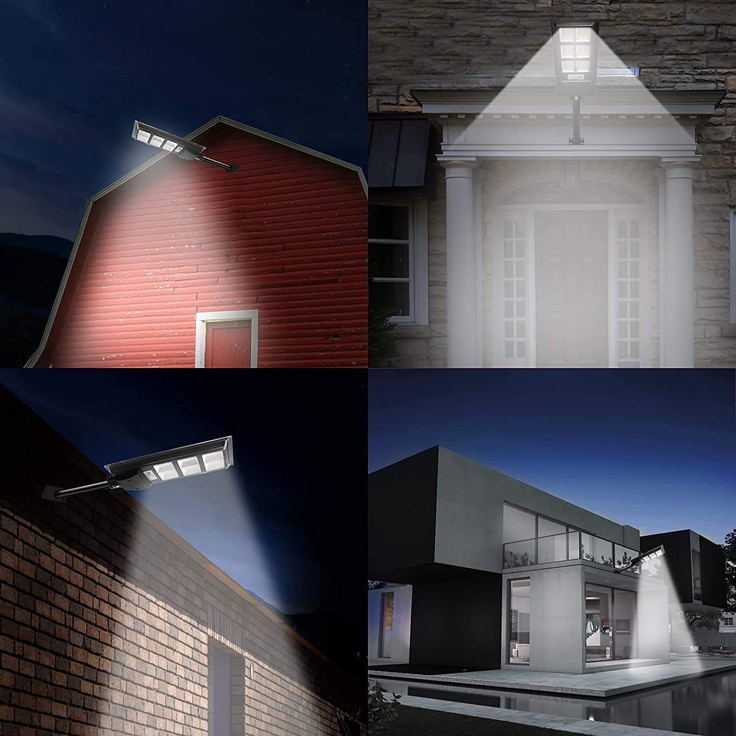 120 Watt Solar Street Light For Outdoor 5000K Daylight White Flood Endurance IP65 Waterproof