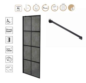 China 8mm Tempered Glass Walk in Shower Door wholesale
