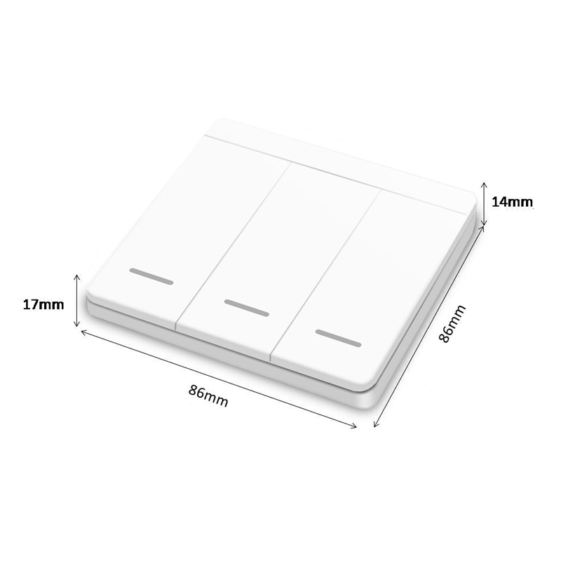 3 Key RF Remote LED Single Color Dimmer For White Flowing Light Strip