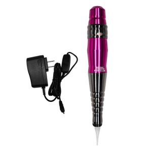 China Rose Red Copper Permanent Makeup Machine Pen For Eyebrow Lips wholesale