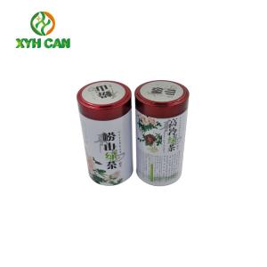 China Tea Tin Can Food Grade Pretty Recycled Materials D83.3×H150 mm wholesale