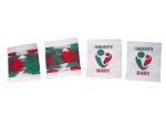 Bespoke End Fold Woven Label T Shirt Labels Taffeta Woven Fabric Clothing Brand