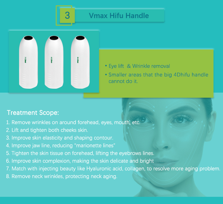 Beauty HIFU Slimming Machine 5 In 1 Multifunction 5D Wrinkle Removal Device