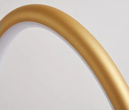 Nordic Simple Gold Paint Scrub Ring Chandelier Modern Pendant Light ODM AC110V