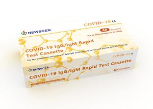 China Colloidal Gold Serum Plasma Antibody 20min Coronavirus Test Kit wholesale