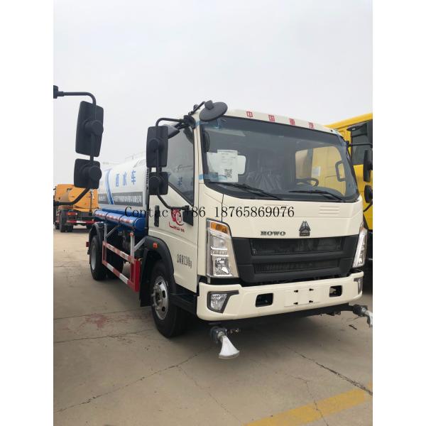 Manual 10000L 4x2 Water Tank Truck With Front Rear Sprinkler