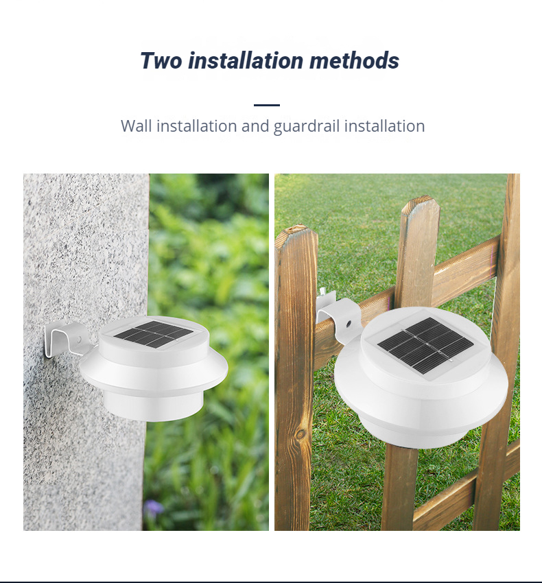 1.2V Input Voltage Solar Garden Light Outdoor Floor Lighting for Villa Fence Stairway