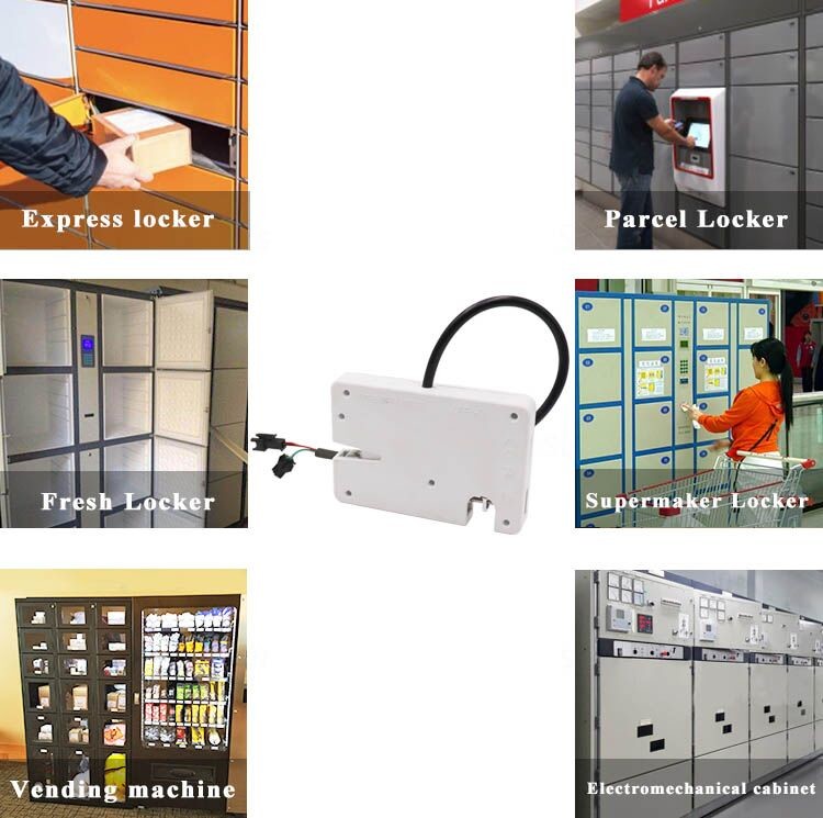 Waterproof ABS PC Electronic Rotary Latch For Outdoor Storage Cabinet