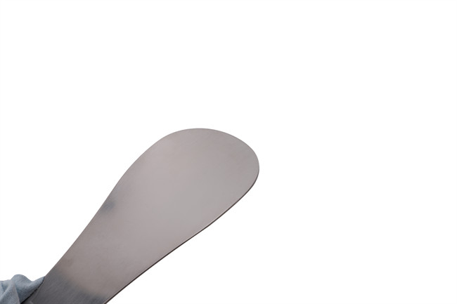24 Inch 12 Inch Long Metal Shoe Horn 4.1 Inch 10.3 Cm Short Stainless Steel Matte Shoehorn