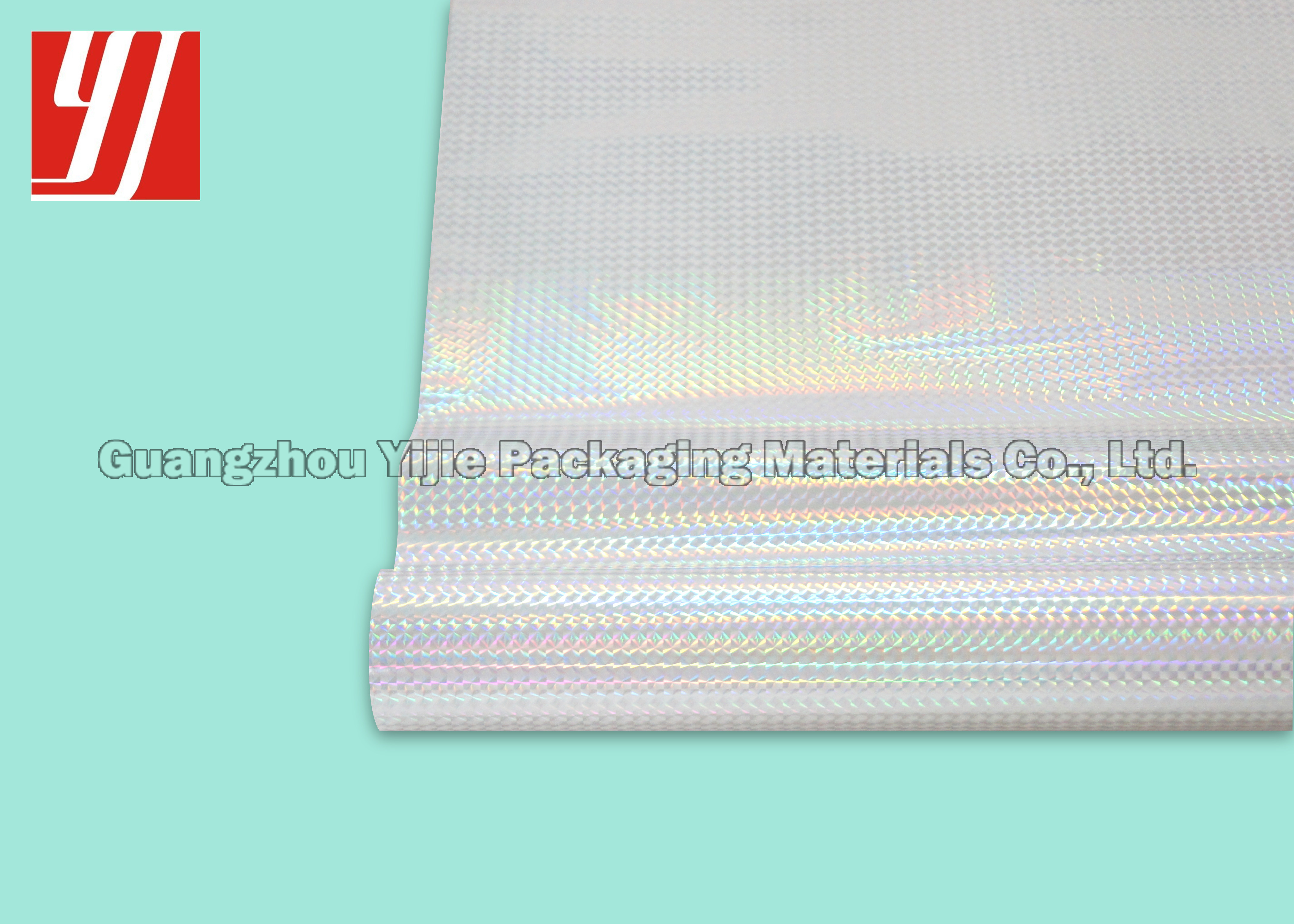 OEM Checkered Silver Hot Stamping Foil Shrink Film Heat Sensitive Paperboard Paper Label