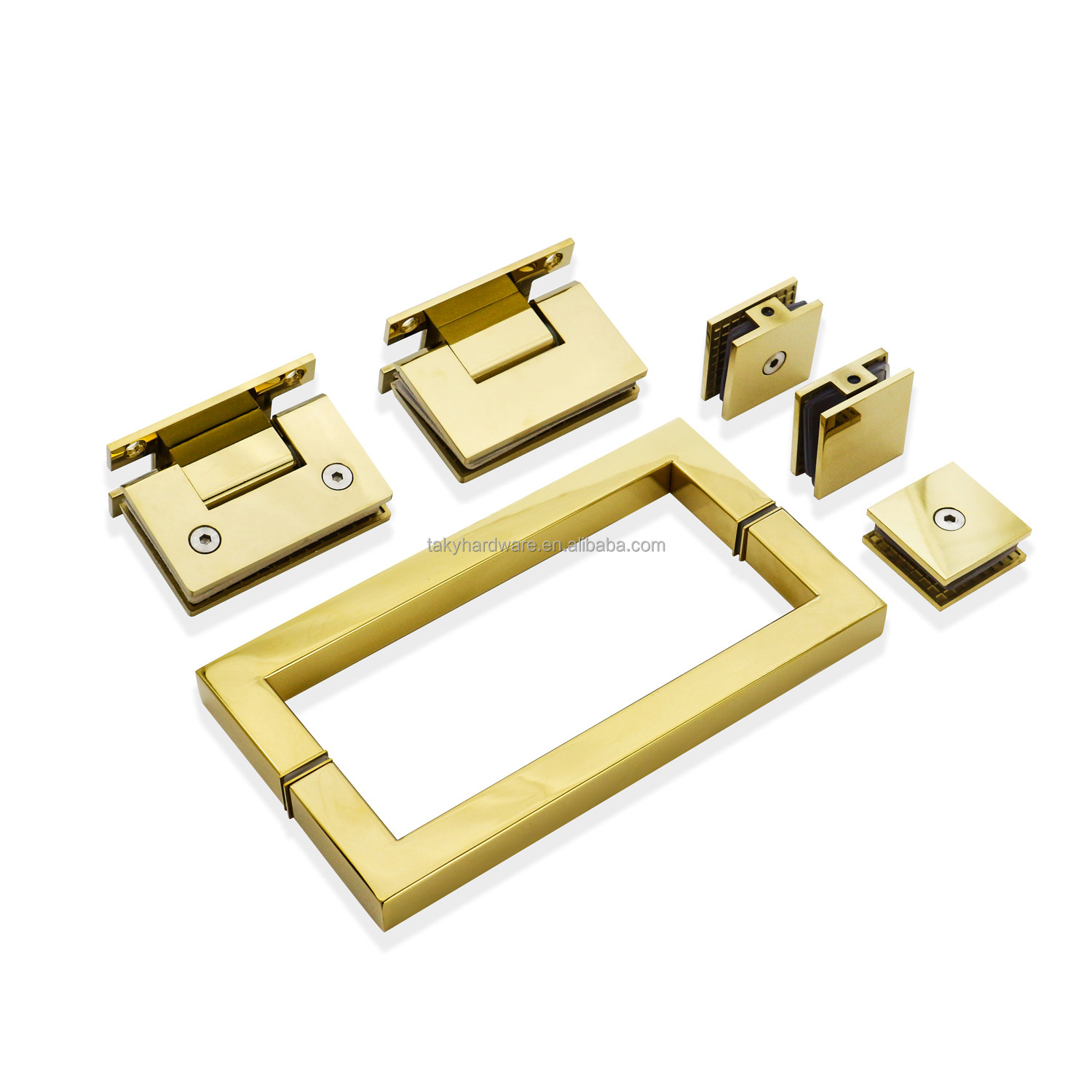 Glass Door Hardware Adjustable 135 Degree Glass to Glass Beveled Edge Shower Door Hinge