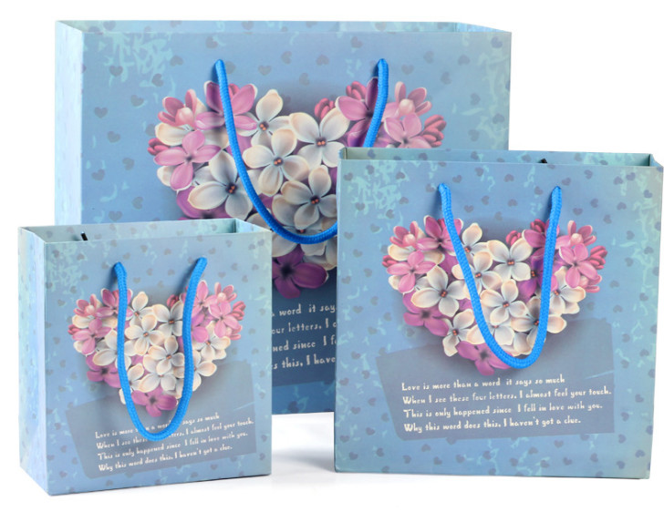 Floral Gift Bag Fashion Bags Paper Bags Plus Print Wholesale Custom-made Handbags Bouquet Gift Bags