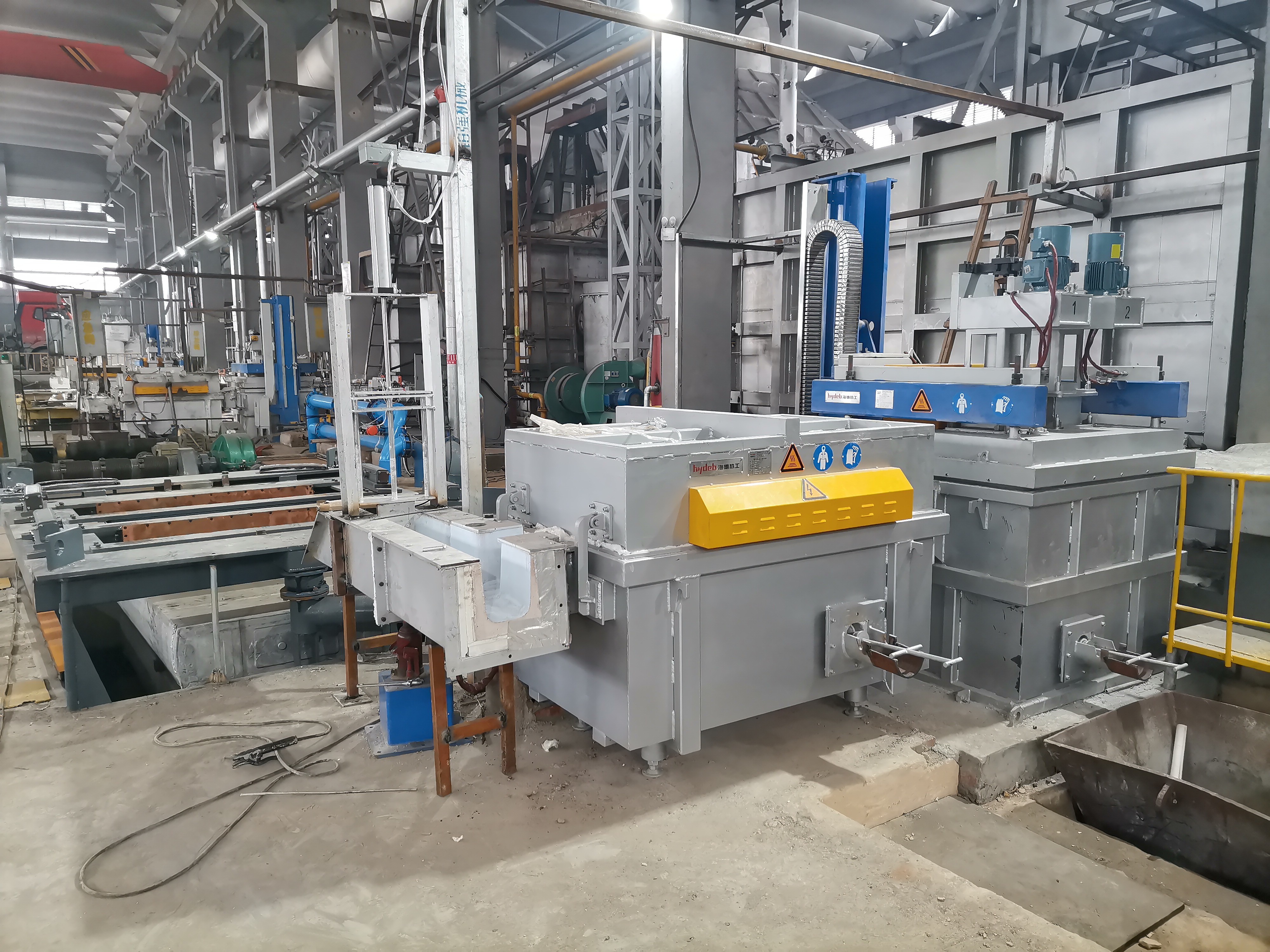 Aluminum Degassing Machine Flow Rate ≥0.5 M3/H Total Power 47 KW