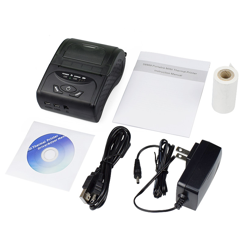 Easy Using Small Size 58mm Thermal Printer 7.4V/1500mAH Li-Ion Battery