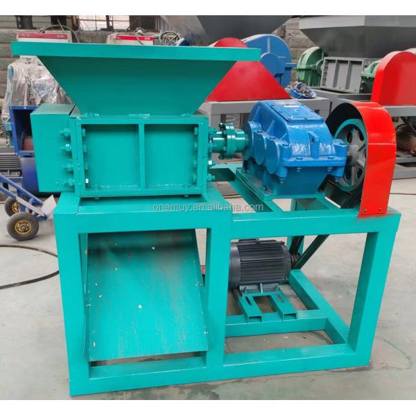 Large Torque Scrap Heavy Melting Dual Shaft Single Motor Shredder for PVC HDPE PP PET
