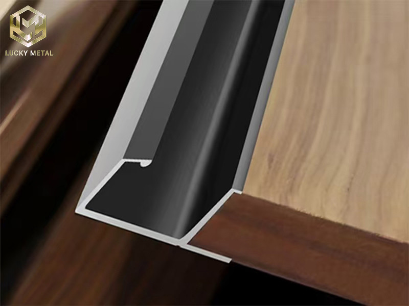 Aluminium G Shaped C-shaped Profile Cabinet Handles For Cabinet