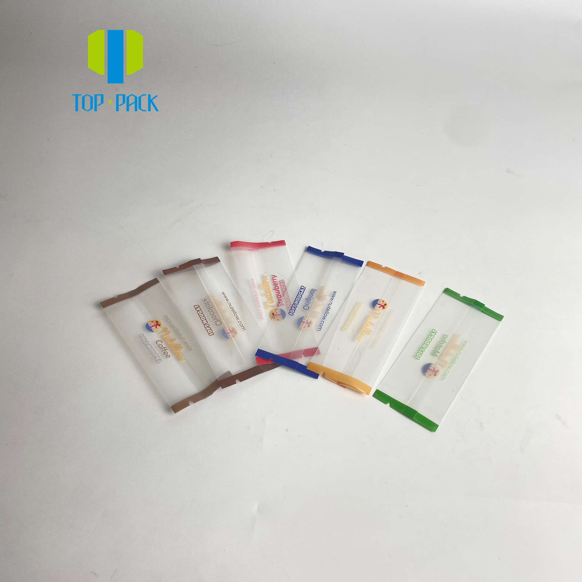 Digital Print Heat Seal Snack Packaging Bags Back Side Sealing Transparent