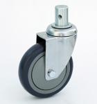 medical wheel solid stem pin caster hospital caster