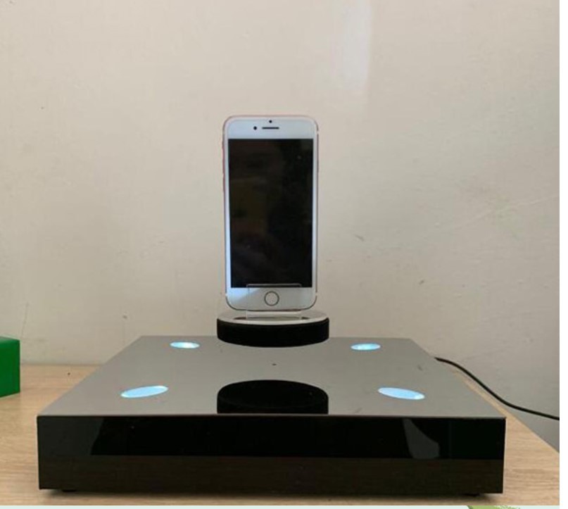 360 rotating magnetic levitation floating bottom 2kg display racks for bottle laptop with 50mm levitaiton distance