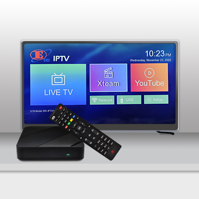 Interface Linux IPTV Box 1080P Xtream Code Decodeur Iptv 0