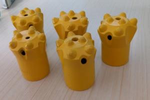 China diamond drill rod b22 32mm tapered hard rock button drill bit wholesale
