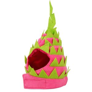 Headset Fire Dragon Fruit Shape Pet Headdress For Christmas