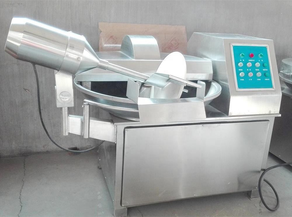 Good Fineness Meat Processing Machinery Silvery Vacuum Chopper