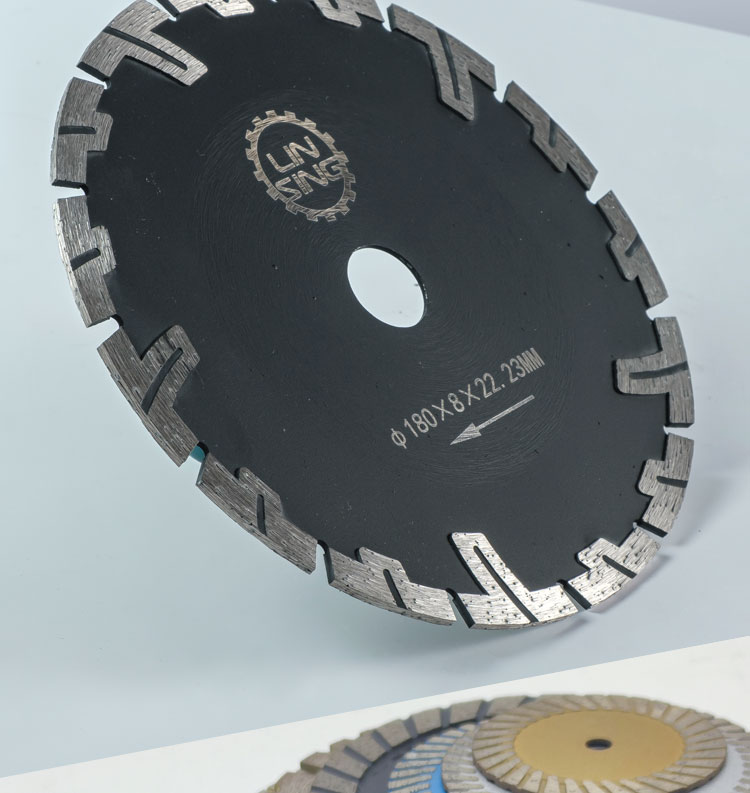 Blade Diameter 105-230mm Teeth Protection Diamond Cutting Discs for Industrial Grade
