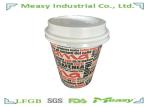 10oz White Plastic Lids Fit In 90mm Top Out Disposable Paper Cups
