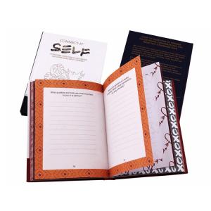 China 114mmxH152mm Hardcover Book Printing Soft Touch Finishing wholesale