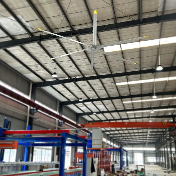 7.3m 24FT Large Industrial Hvls Ceiling Fan PMSM Brushless Motor And Super Air Volume