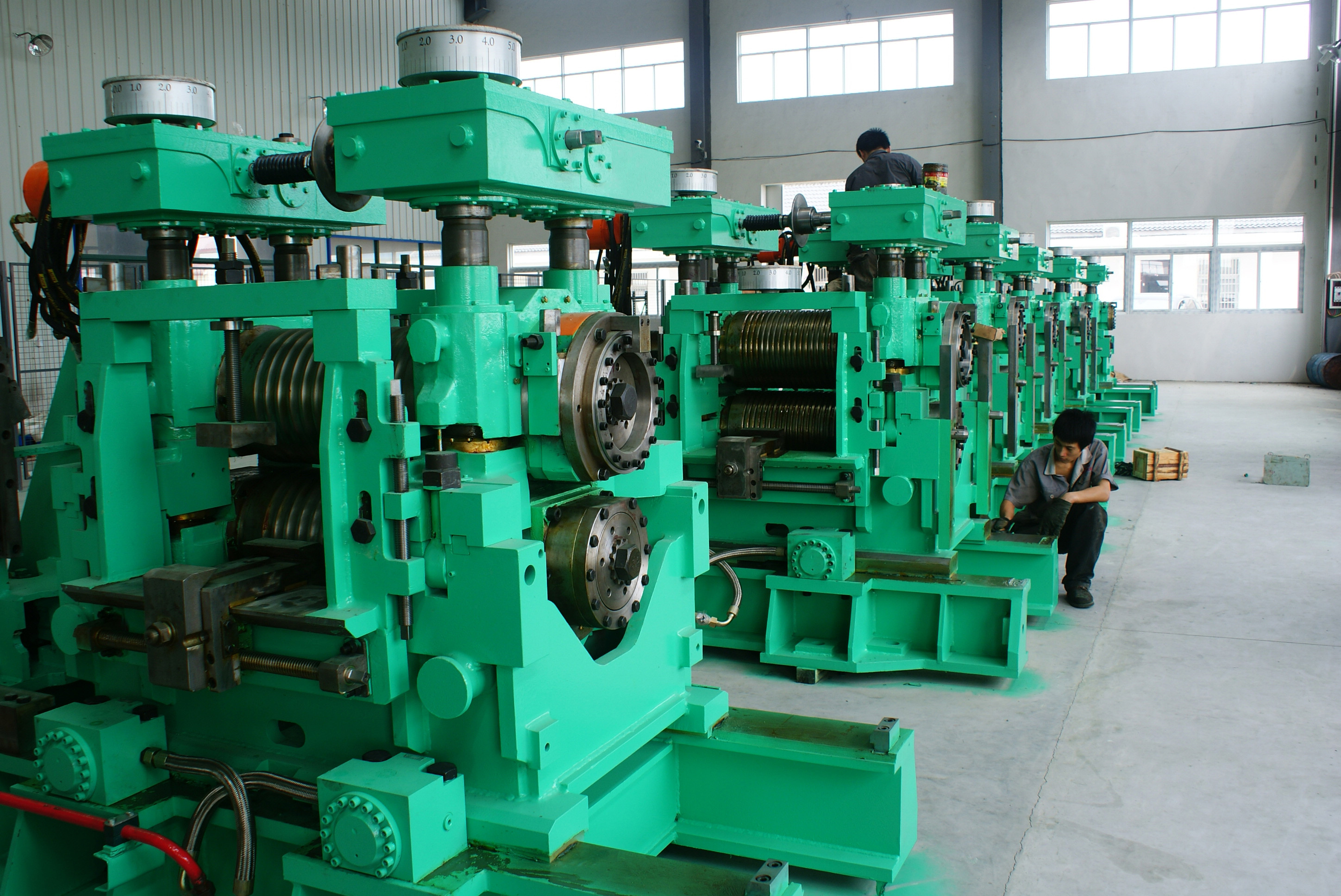Green Short Stress Continuous Mill Steel Rolling Equipment