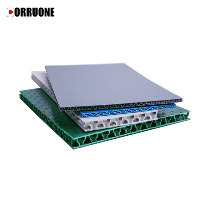 PP Corrugated Sheet 2mm PP Hollow Construction Board