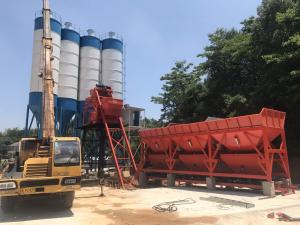 China 75m3/H Stationary Concrete Batching Plant Machine Mix 60TPH wholesale