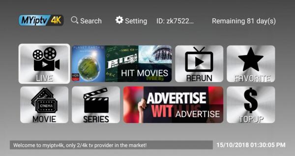 Television Smart My Iptv 4K Apk Astro Full Malaysia Channels