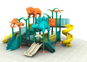 China Dinosaur Style Children'S Play Park Equipment With Brilliant Colors 24CBM wholesale
