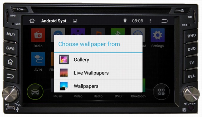 Ouchuangbo Car Radio GPS 3G Wifi Bluetooth for Hyundai Lavita /Tiburon /Getz Android 4.4