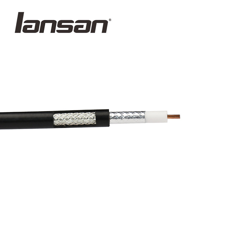 50% Braiding PVC Jacket RG6 Indoor Coaxial CCTV Cable